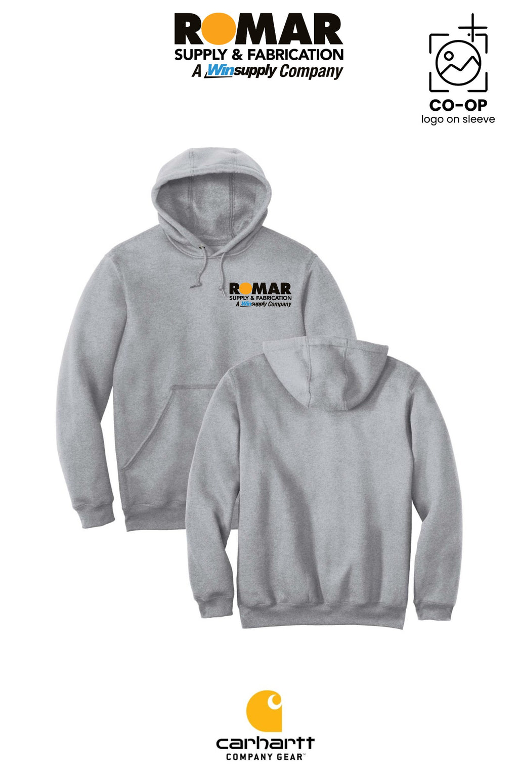 Carhartt® Midweight Hooded Sweatshirt - Romar Supply San Antonio