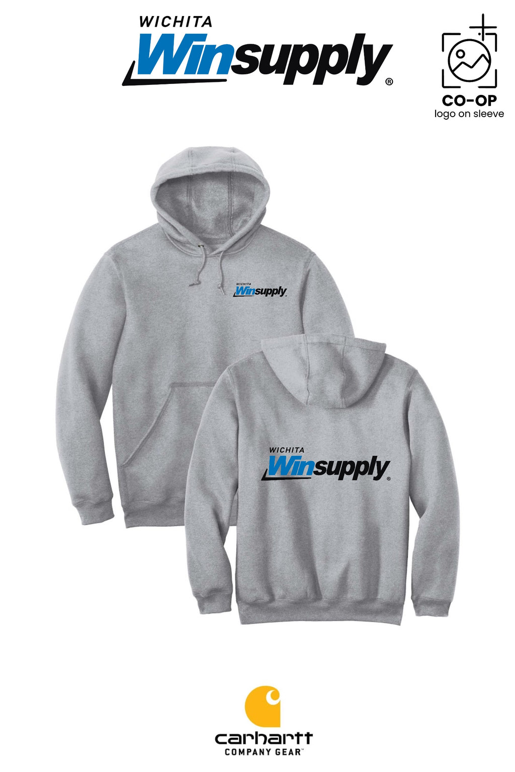Carhartt® Midweight Hooded Sweatshirt - Wichita Winsupply
