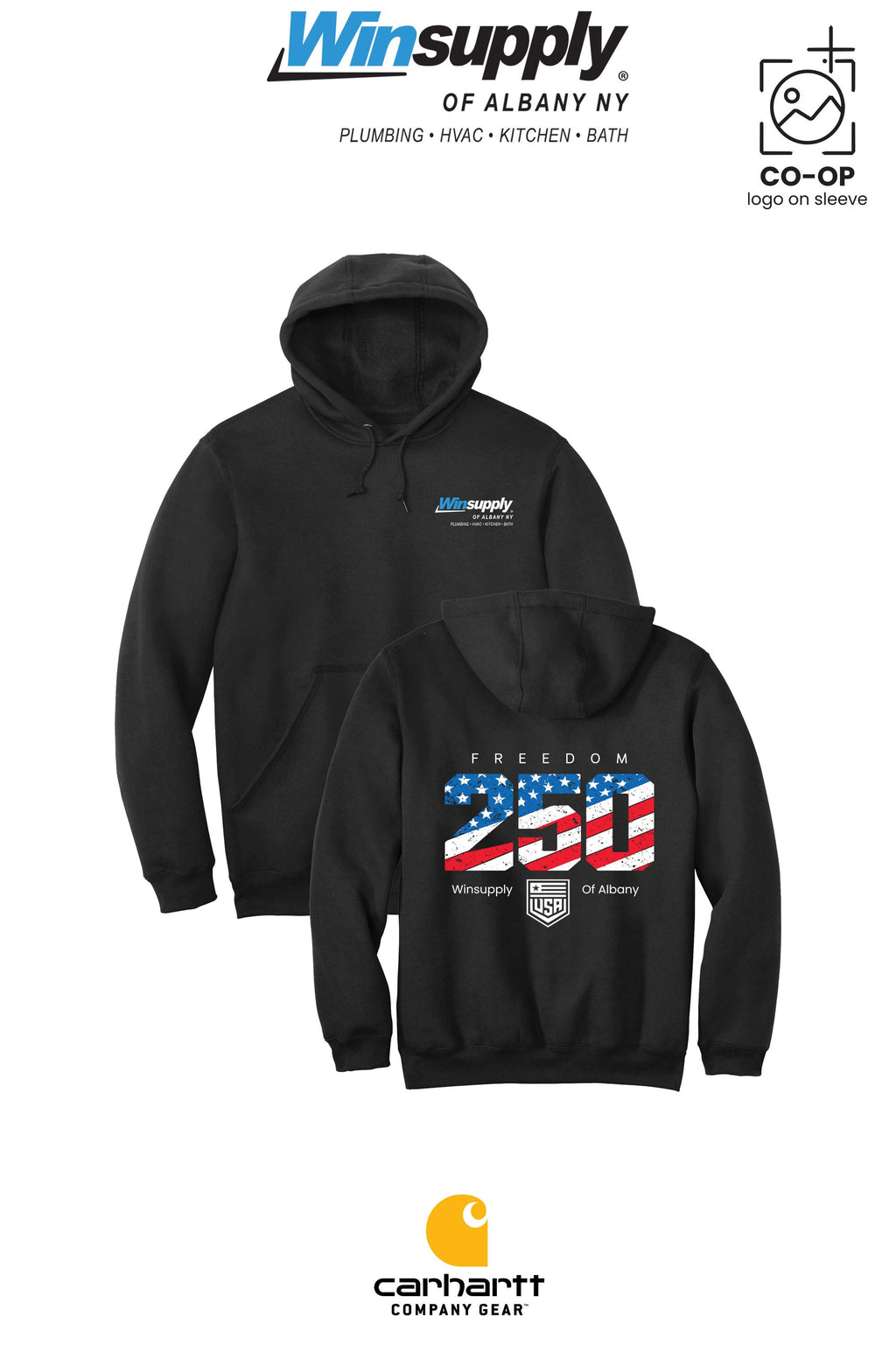 Carhartt® Midweight Hooded Sweatshirt - Winsupply of Albany NY