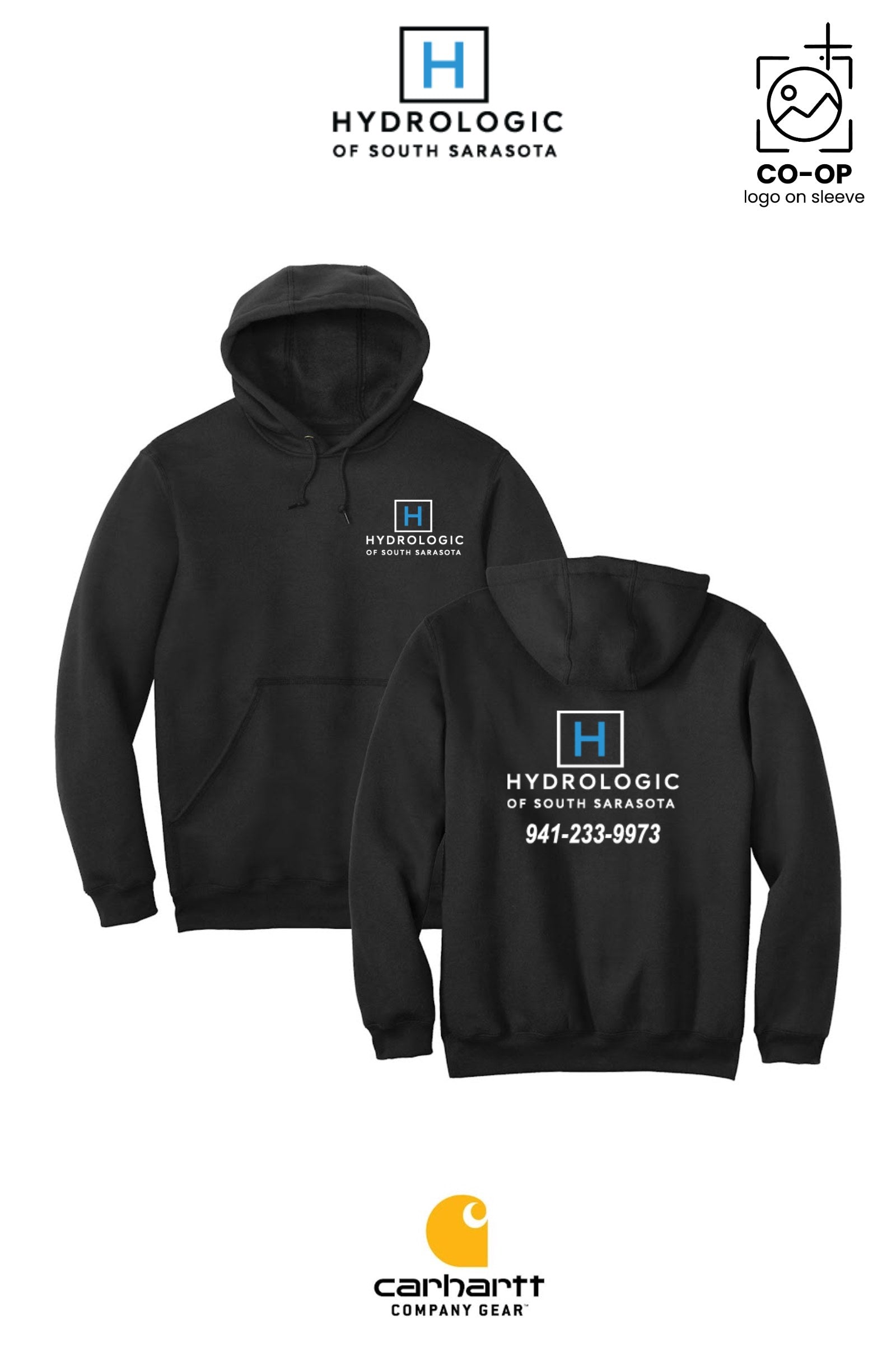 Carhartt® Midweight Hooded Sweatshirt - Winsupply Sarasota FL Co.