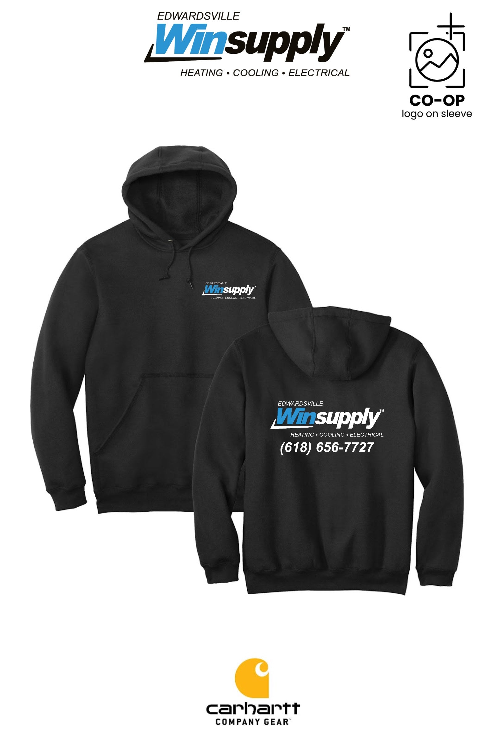 Carhartt® Midweight Hooded Sweatshirt - Edwardsville Winsupply