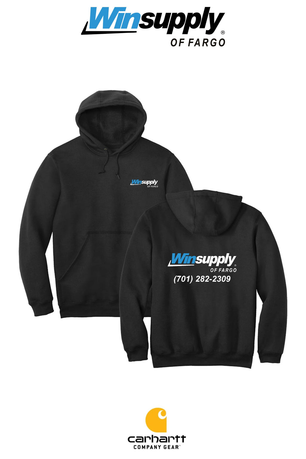 Carhartt® Midweight Hooded Sweatshirt - Winsupply of Fargo