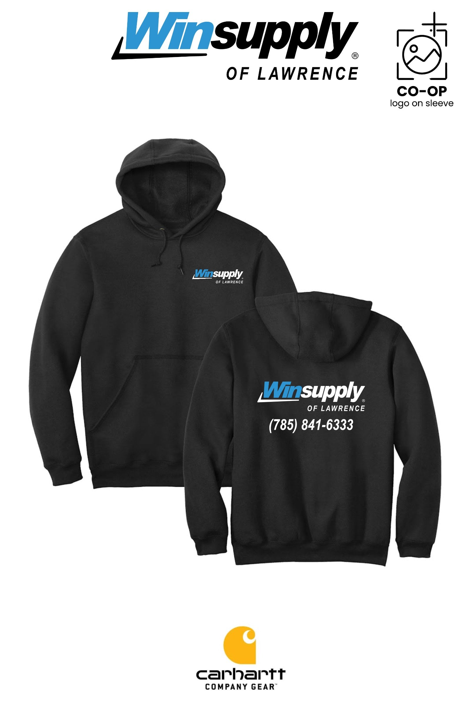 Carhartt® Midweight Hooded Sweatshirt - Winsupply of Lawrence