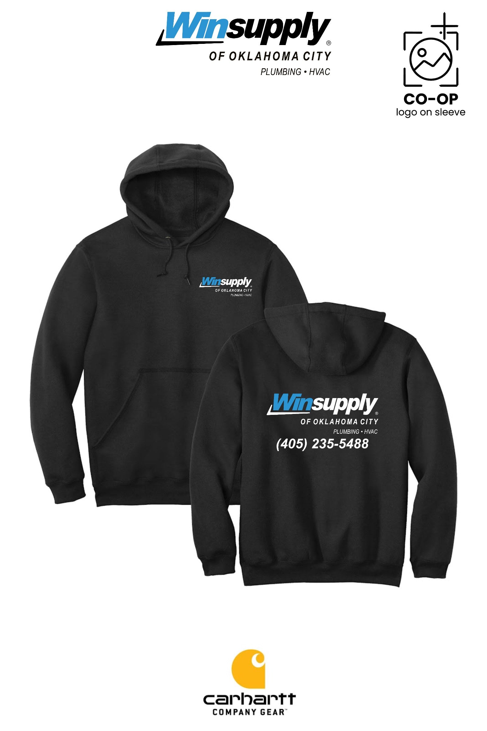 Carhartt® Midweight Hooded Sweatshirt - Winsupply of Oklahoma City