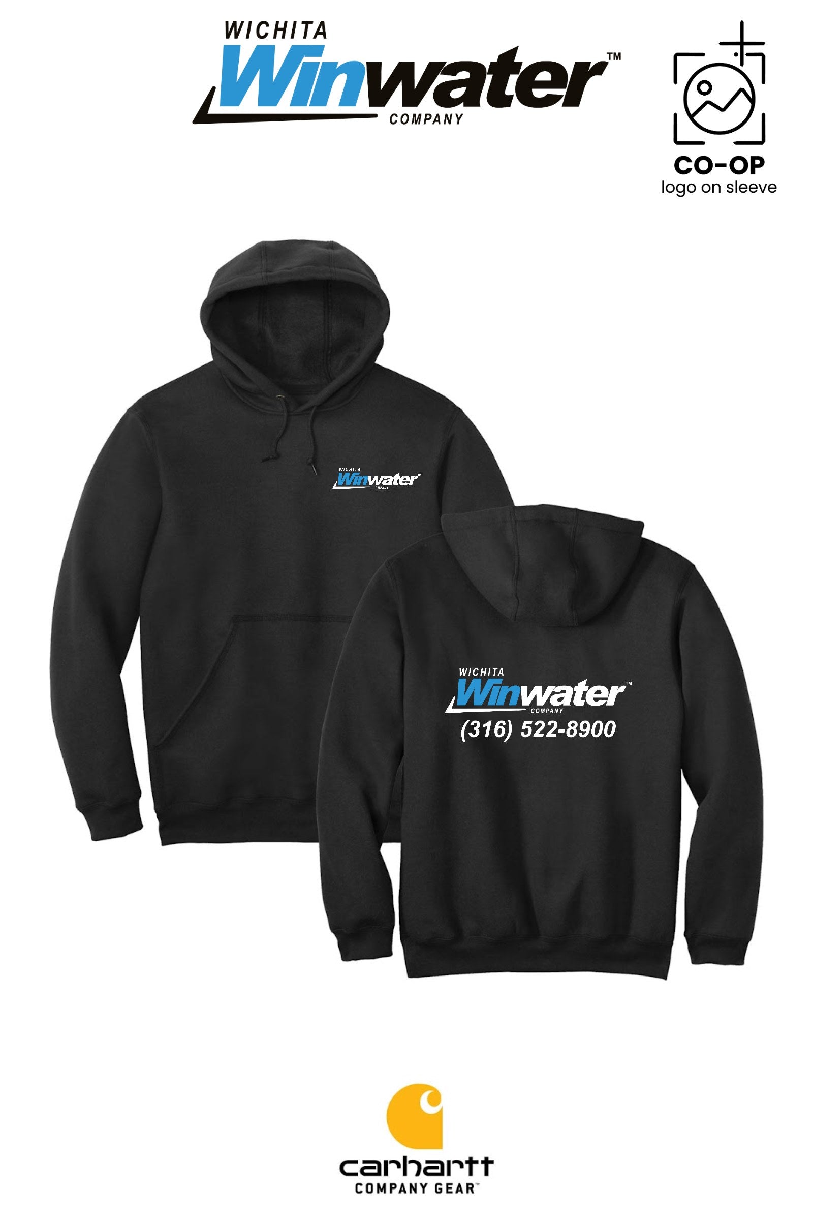 Carhartt® Midweight Hooded Sweatshirt - Wichita Winwater