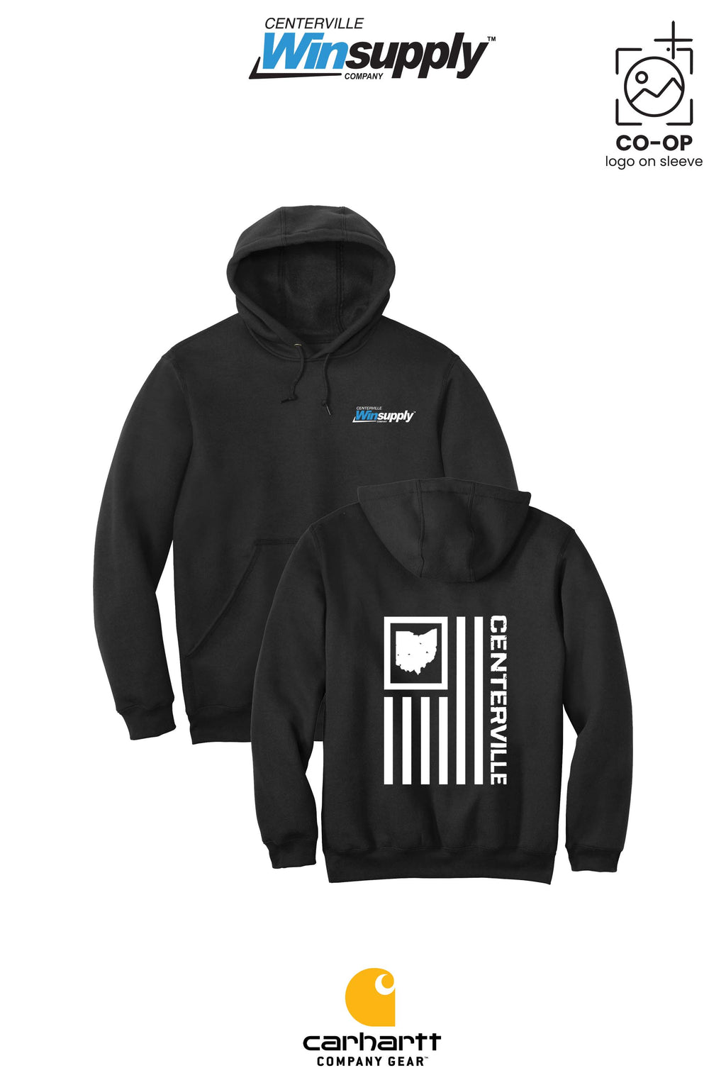 Carhartt® Midweight Hooded Sweatshirt - Winsupply Centerville OH