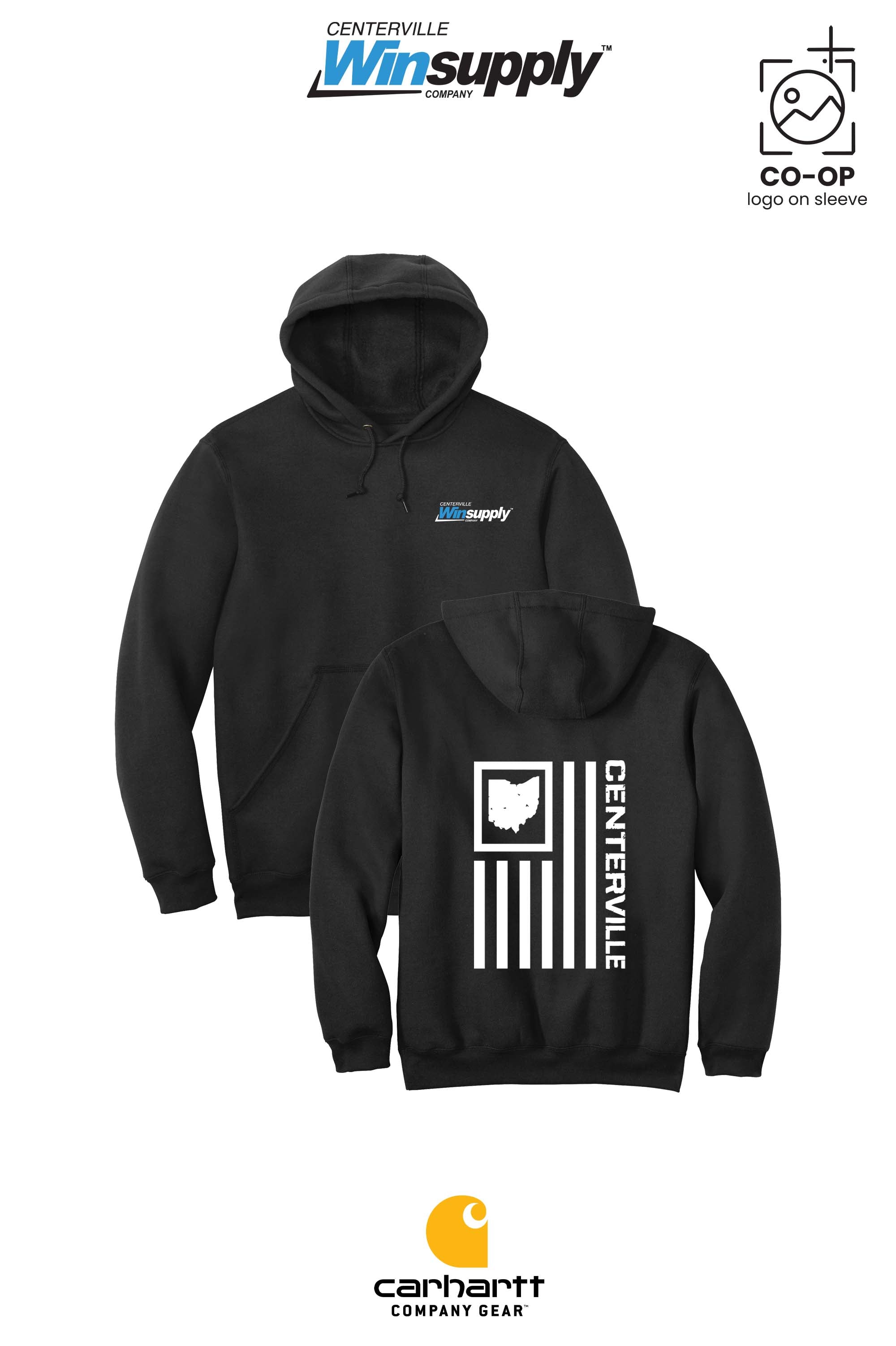 Carhartt® Midweight Hooded Sweatshirt - Winsupply Centerville OH