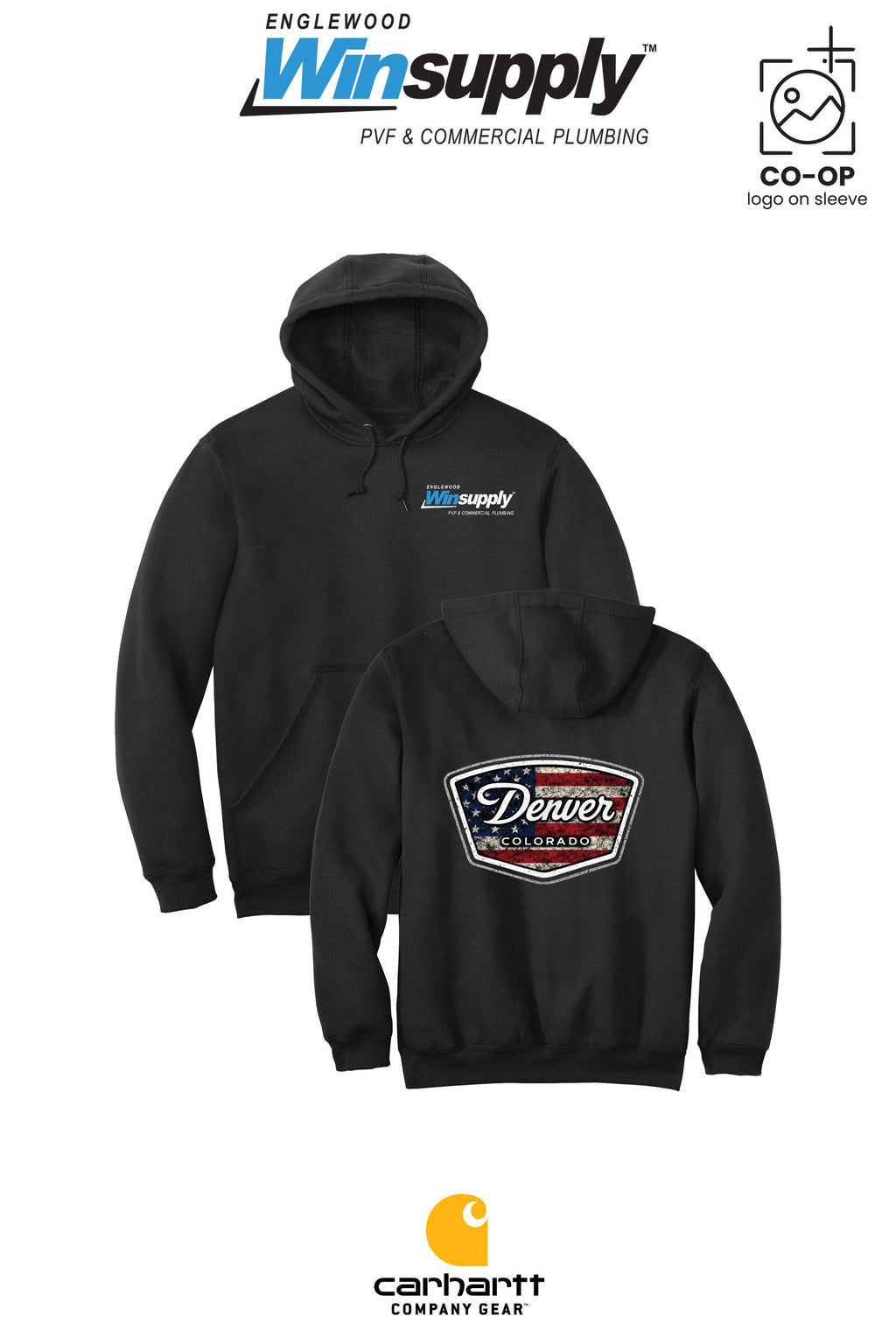 Carhartt® Midweight Hooded Sweatshirt - Englewood Winsupply