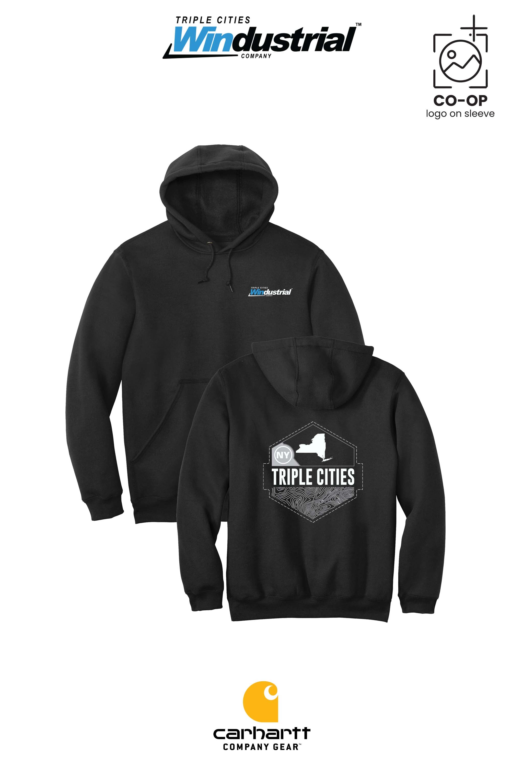 Carhartt® Midweight Hooded Sweatshirt - Windustrial Triple Cities