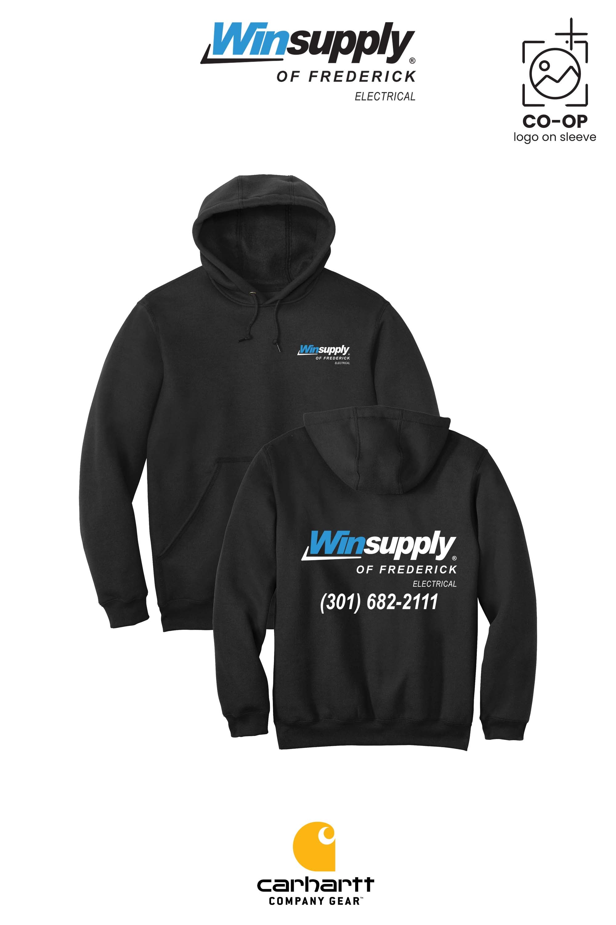 Carhartt® Midweight Hooded Sweatshirt - Winsupply of Frederick