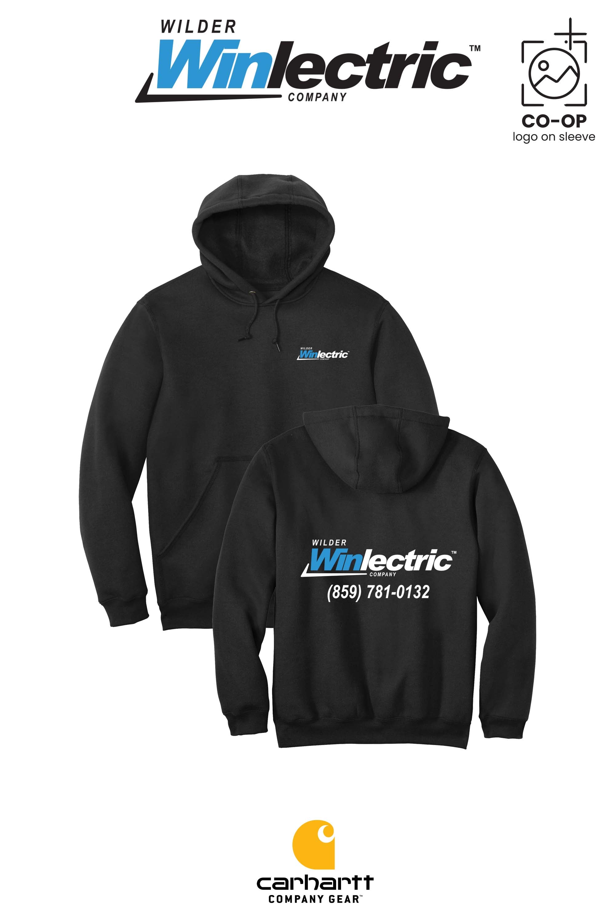 Carhartt® Midweight Hooded Sweatshirt - Wilder Winlectric