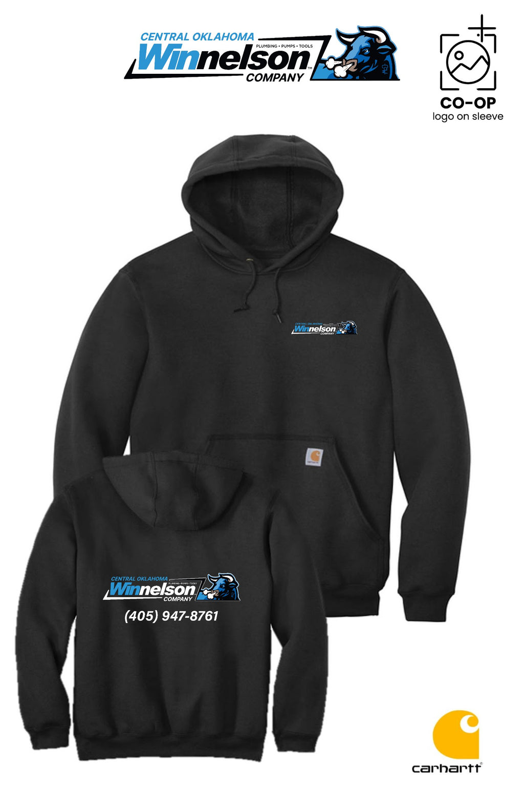 Carhartt® Midweight Hooded Sweatshirt - Winnelson Central Oklahoma