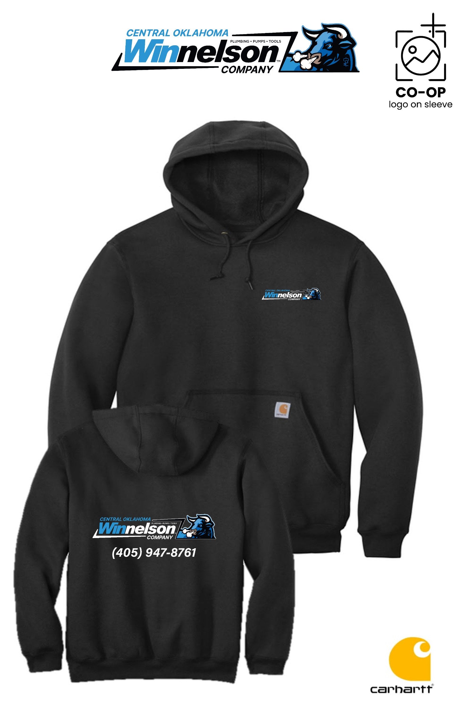 Carhartt® Midweight Hooded Sweatshirt - Winnelson Central Oklahoma