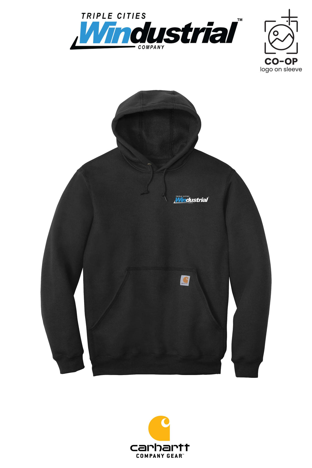 Carhartt® Midweight Hooded Sweatshirt - Windustrial Triple Cities (Left Chest Only)