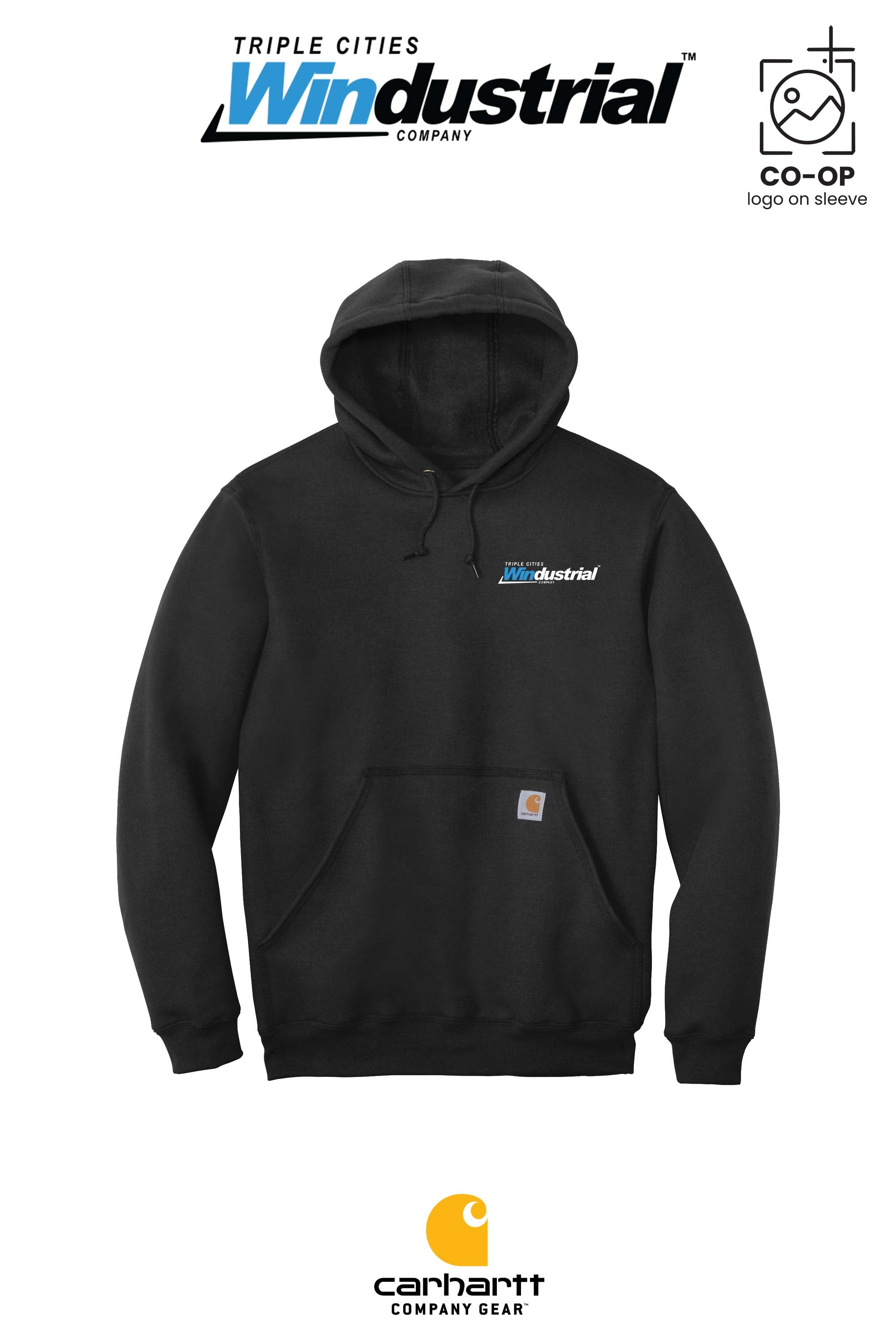 Carhartt® Midweight Hooded Sweatshirt - Windustrial Triple Cities (Left Chest Only)