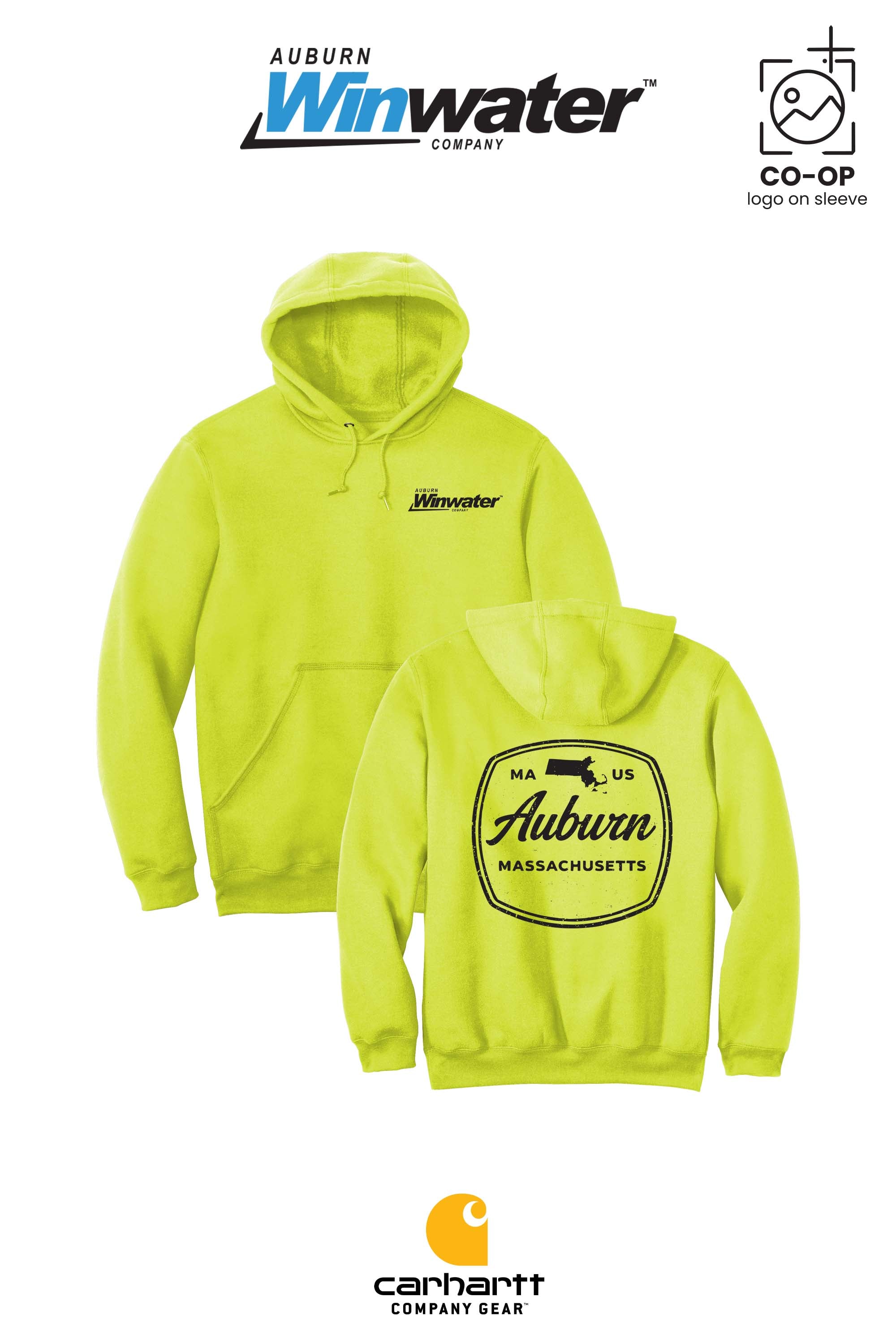 Carhartt® Midweight Hooded Sweatshirt - Auburn Winwater