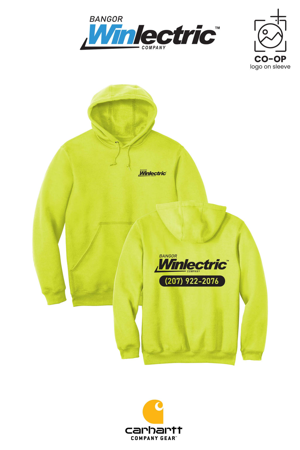 Carhartt® Midweight Hooded Sweatshirt - Winlectric Bangor