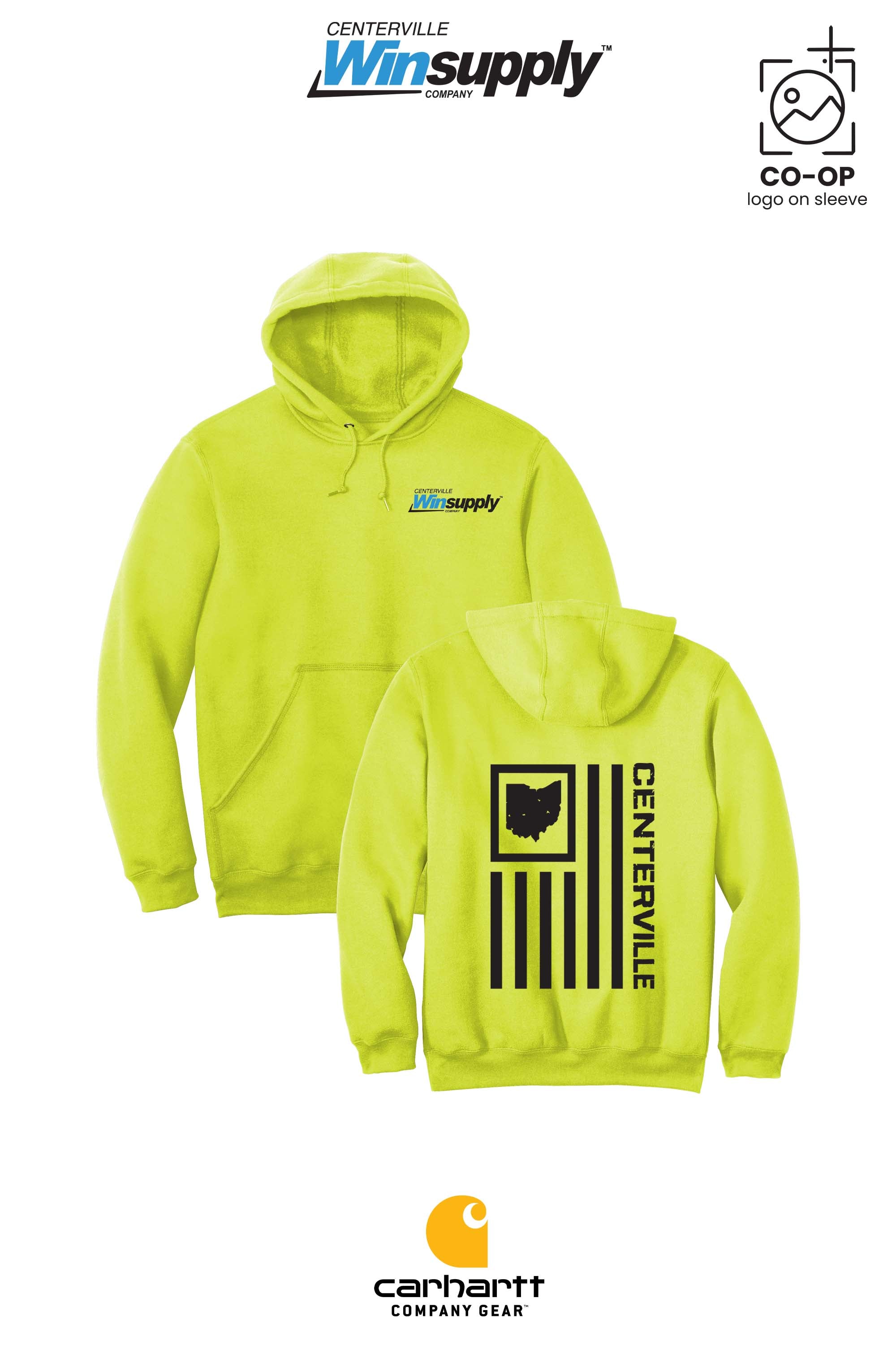 Carhartt® Midweight Hooded Sweatshirt - Winsupply Centerville OH