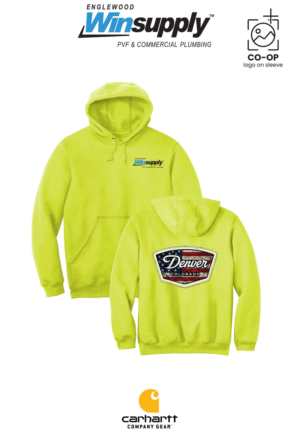 Carhartt® Midweight Hooded Sweatshirt - Englewood Winsupply