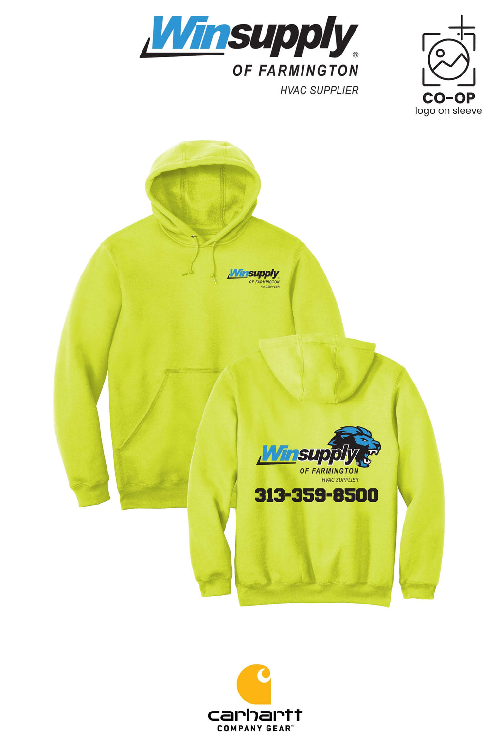 Carhartt® Midweight Hooded Sweatshirt - Winsupply of Farmington