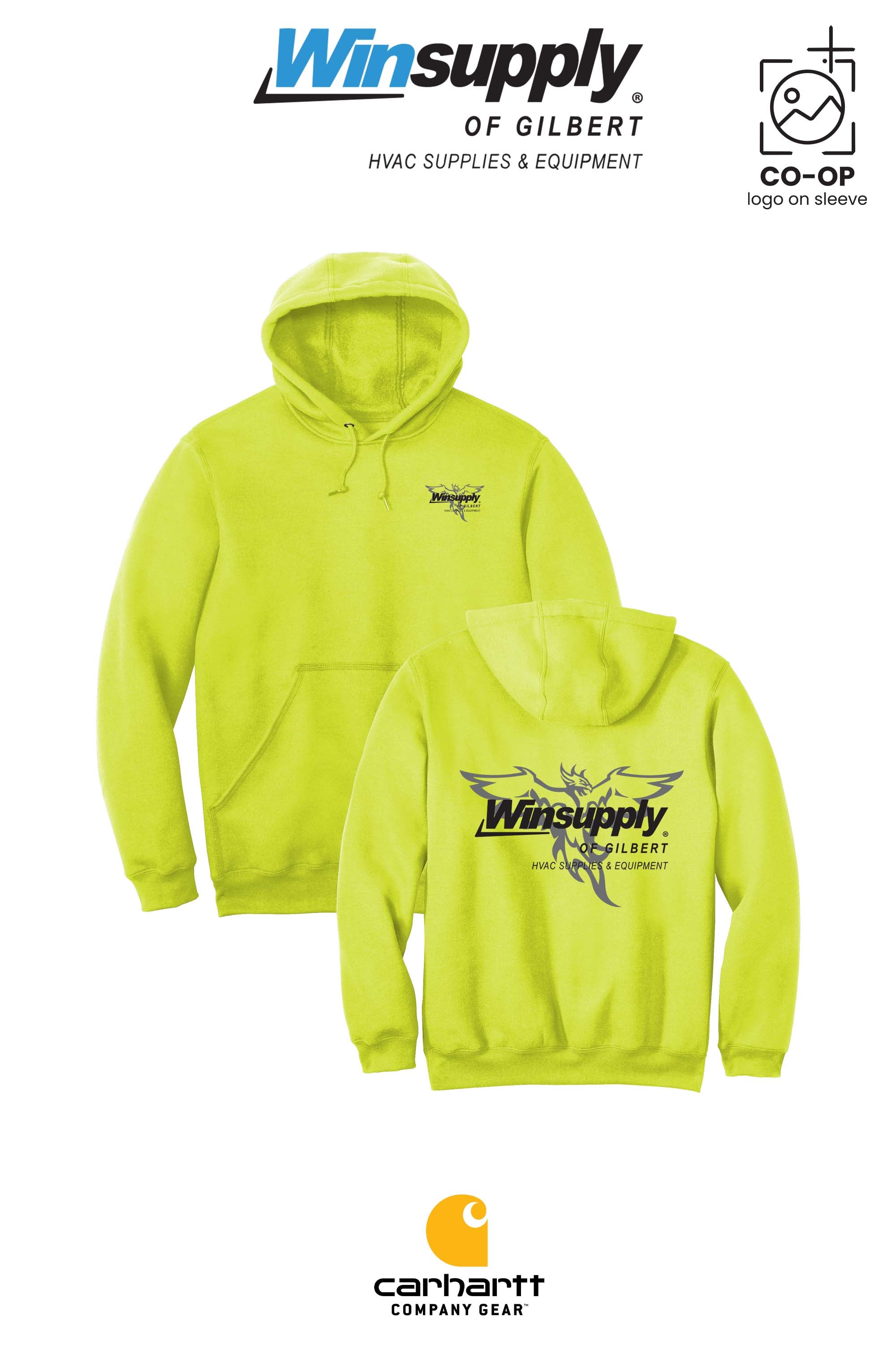Carhartt® Midweight Hooded Sweatshirt - Winsupply of Gilbert