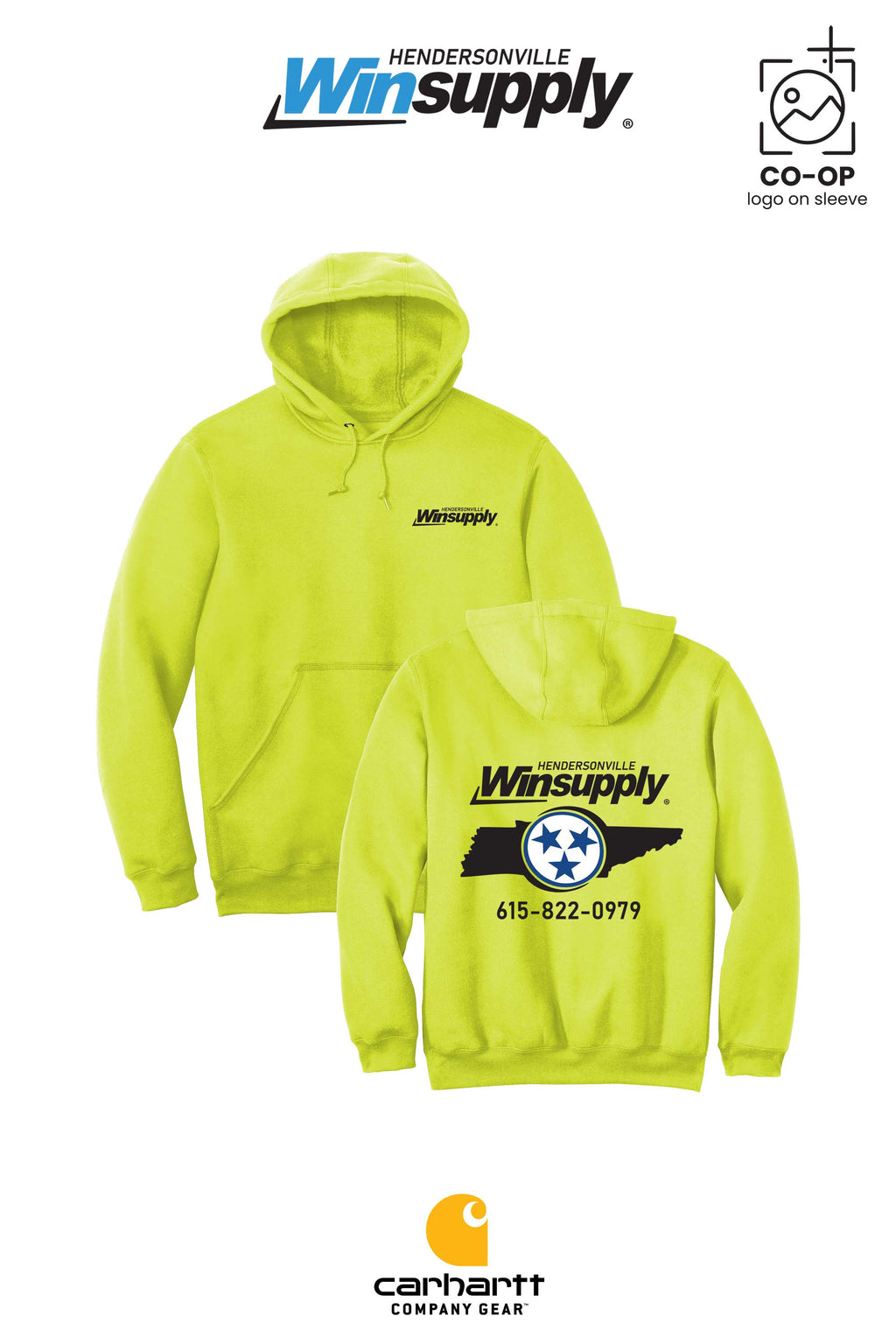 Carhartt® Midweight Hooded Sweatshirt - Winsupply of Hendersonville