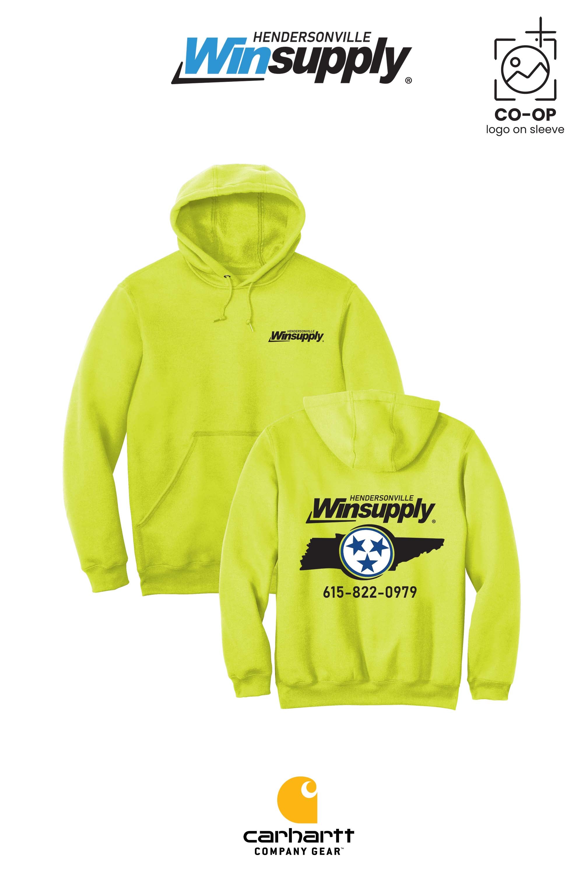 Carhartt® Midweight Hooded Sweatshirt - Winsupply of Hendersonville