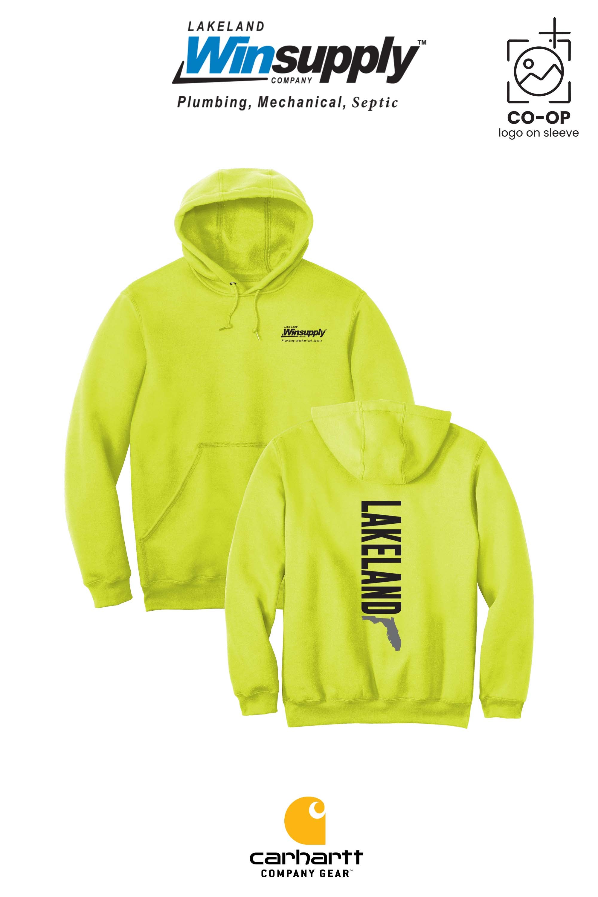 Carhartt® Midweight Hooded Sweatshirt - Lakeland Winsupply