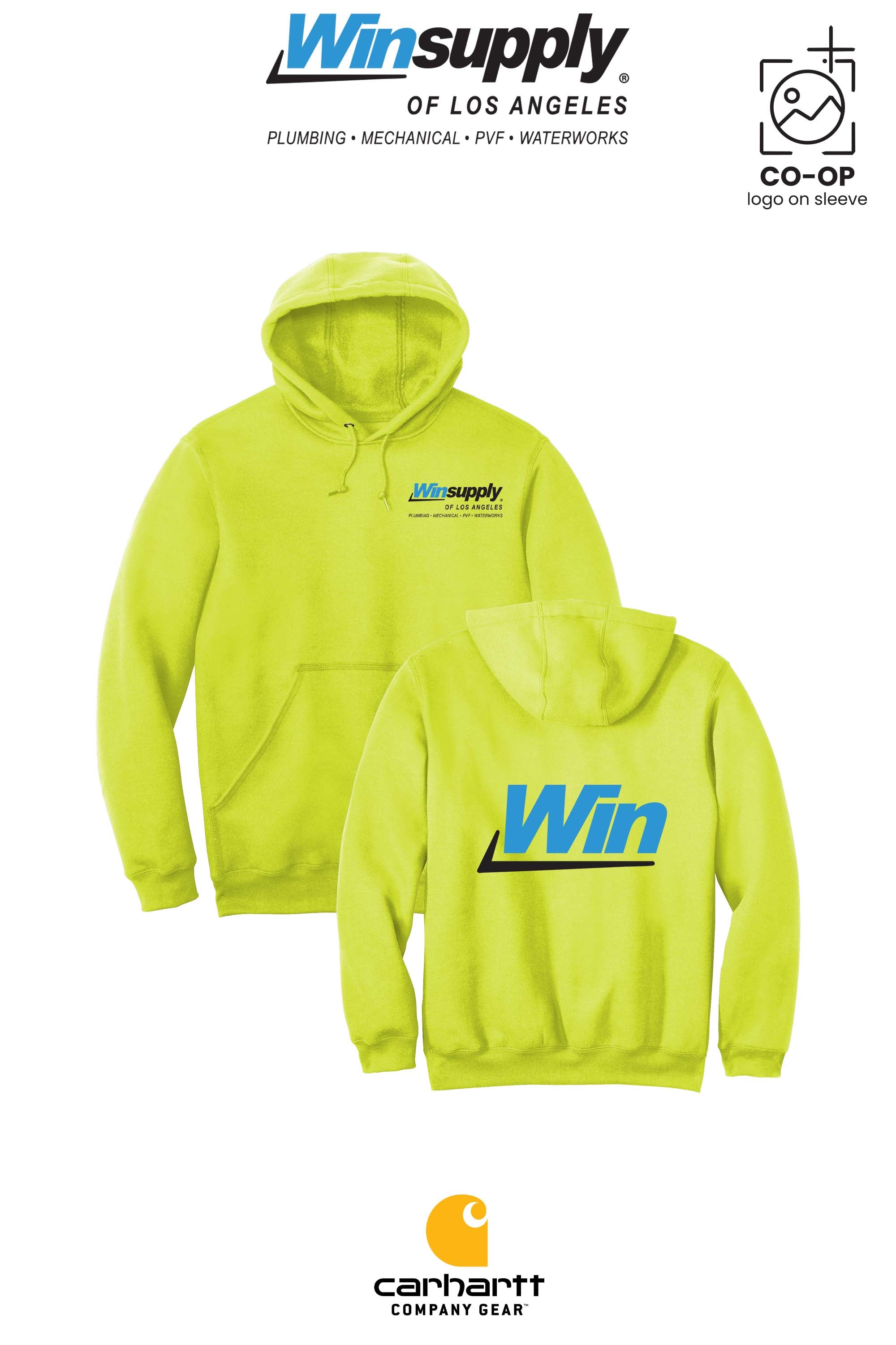 Carhartt® Midweight Hooded Sweatshirt - Winsupply of Los Angeles
