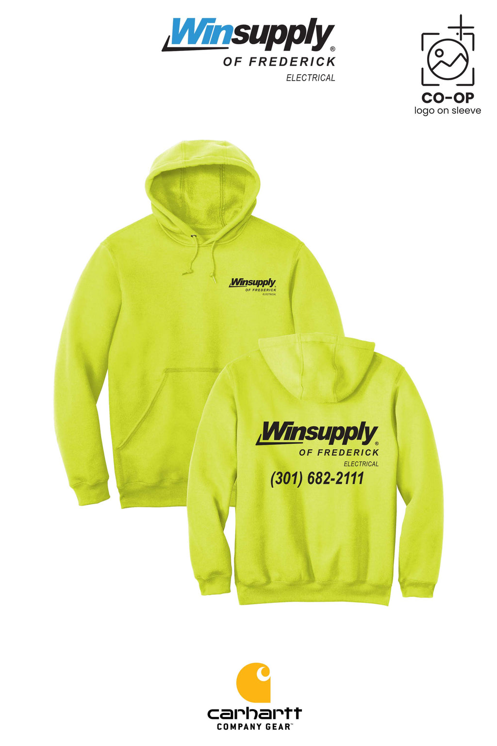 Carhartt® Midweight Hooded Sweatshirt - Winsupply of Frederick