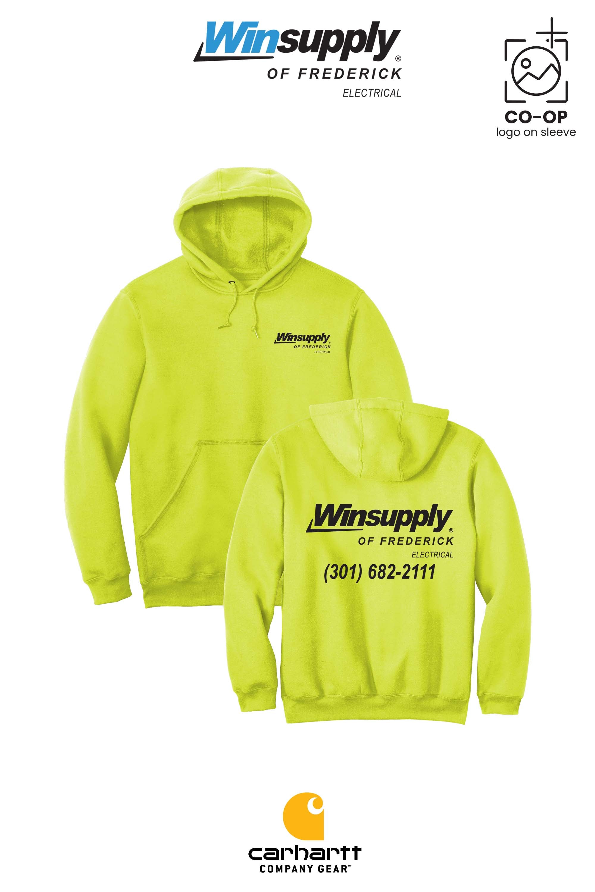 Carhartt® Midweight Hooded Sweatshirt - Winsupply of Frederick