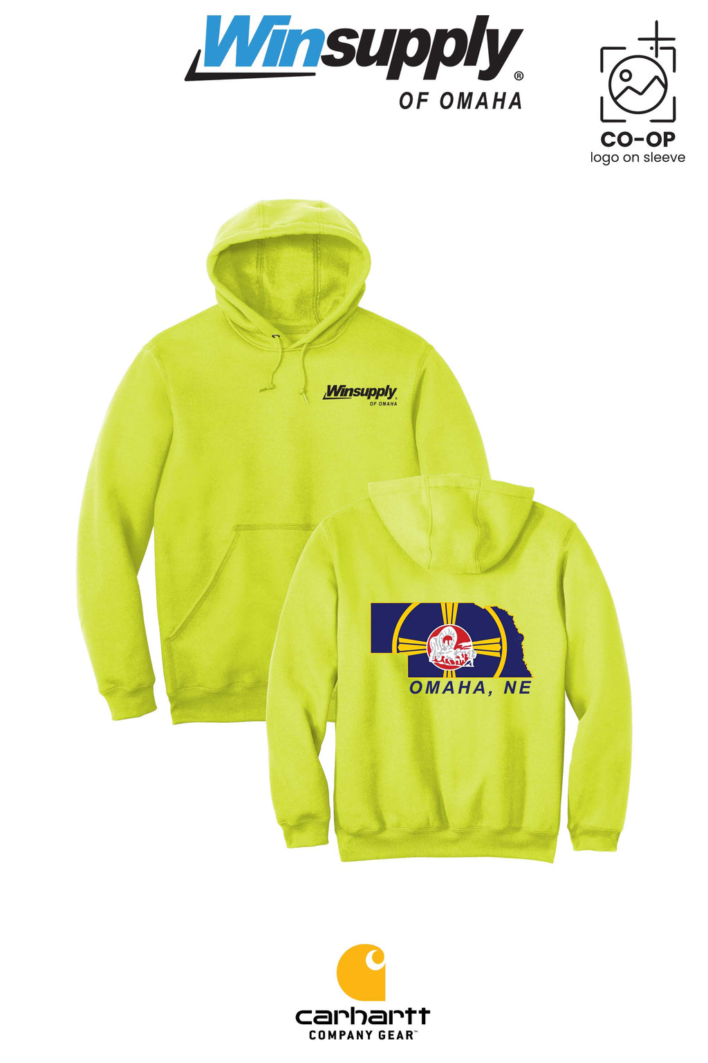 Carhartt® Midweight Hooded Sweatshirt - Winsupply of Omaha