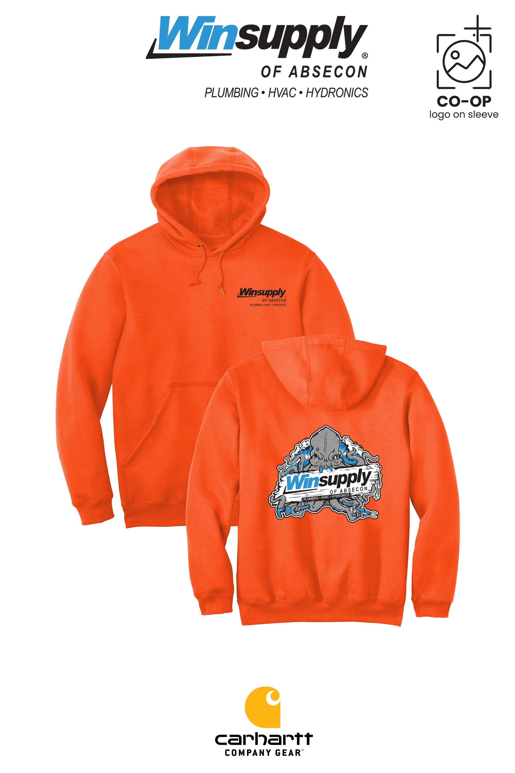 Carhartt® Midweight Hooded Sweatshirt - Winsupply of Absecon
