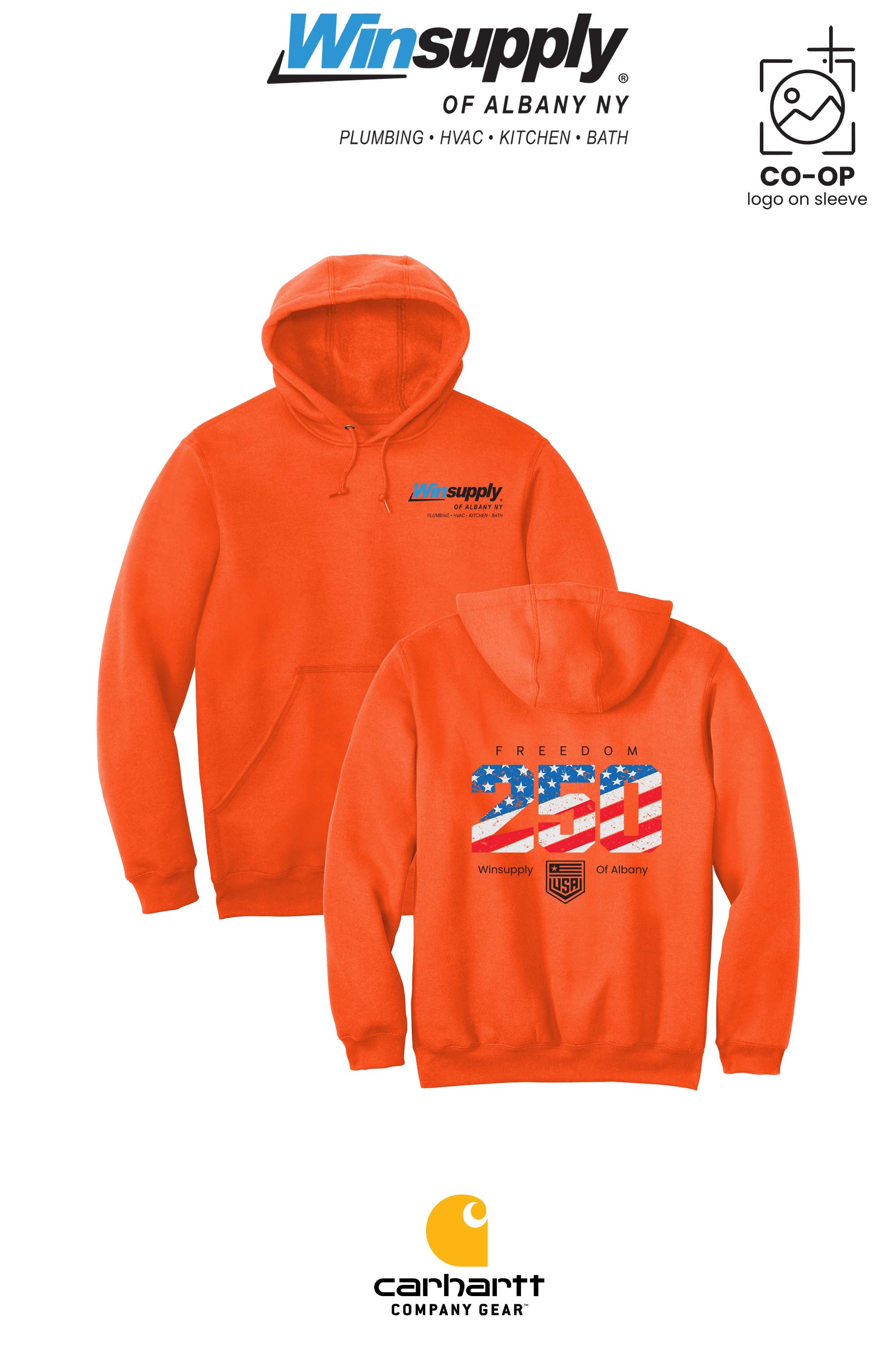 Carhartt® Midweight Hooded Sweatshirt - Winsupply of Albany NY