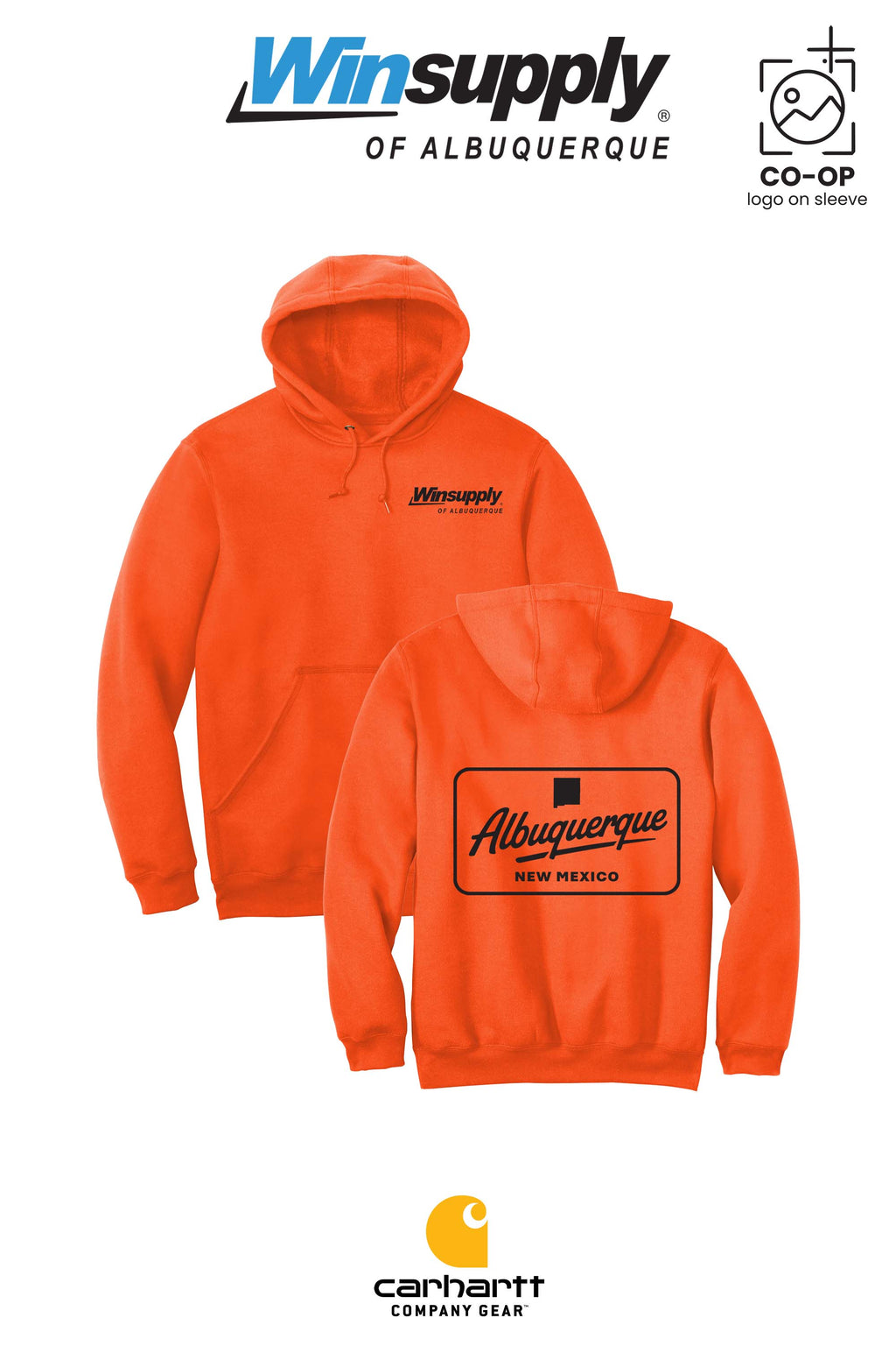 Carhartt® Midweight Hooded Sweatshirt - Winsupply of Albuquerque
