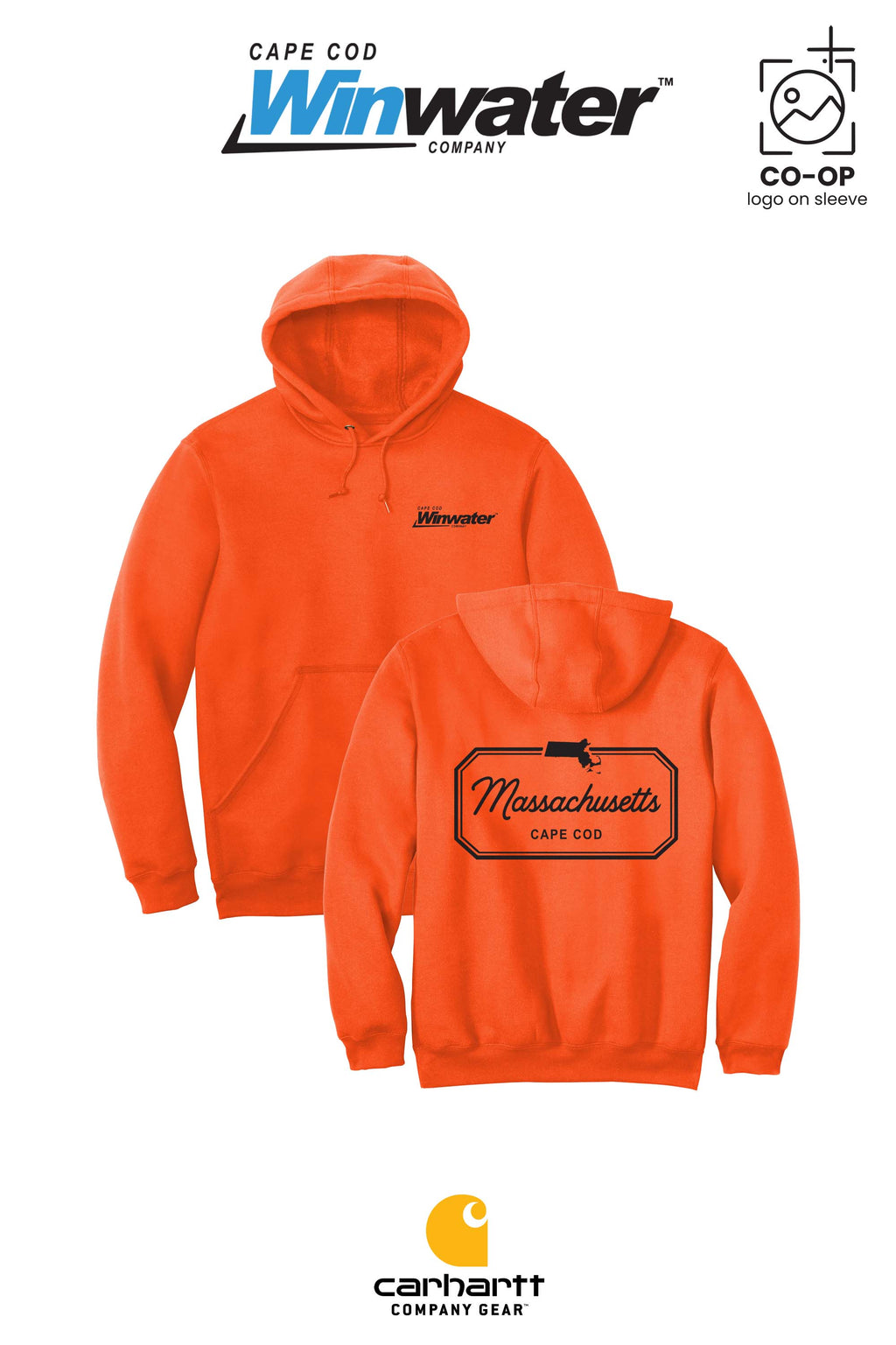Carhartt® Midweight Hooded Sweatshirt - Winwater Cape Cod