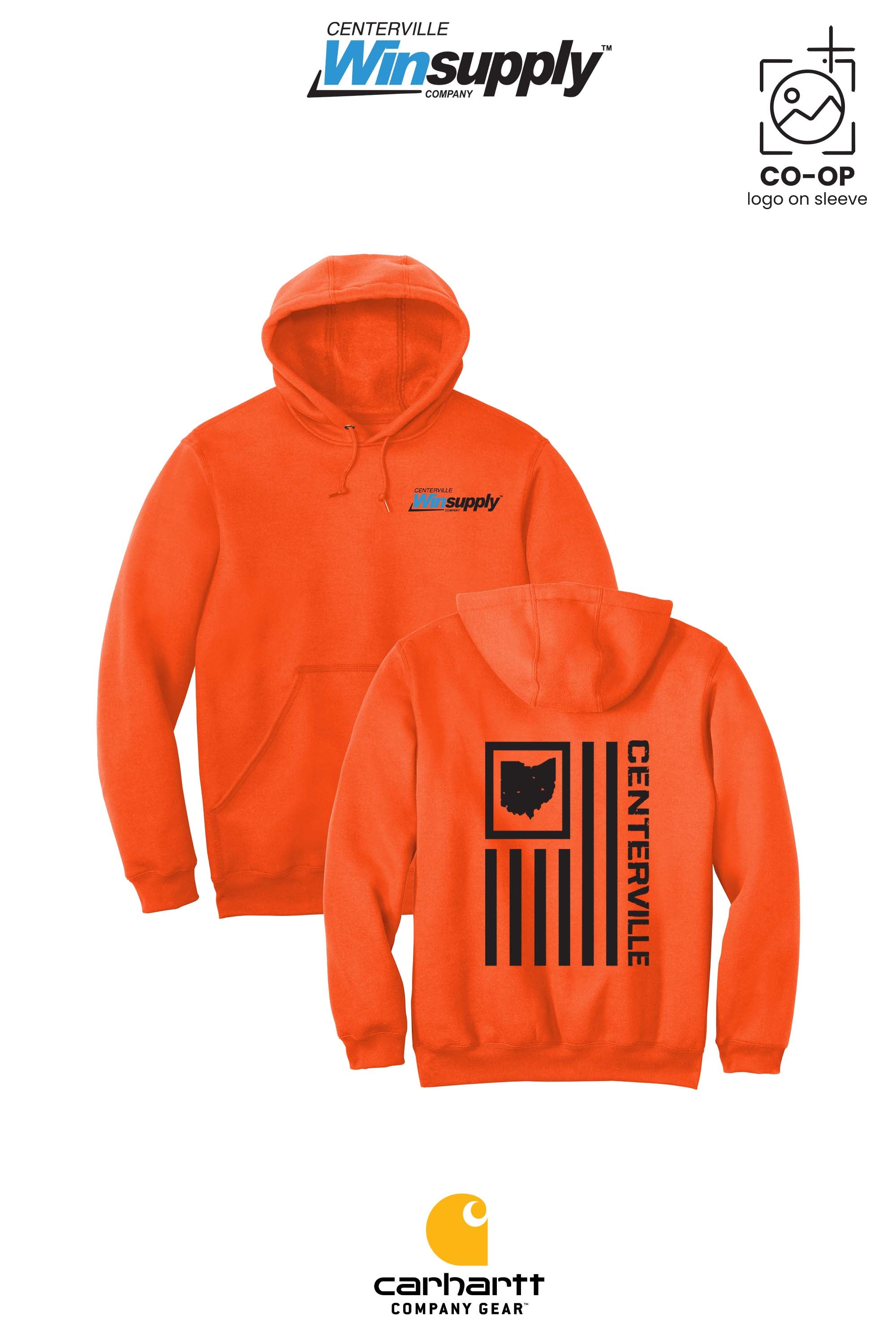 Carhartt® Midweight Hooded Sweatshirt - Winsupply Centerville OH