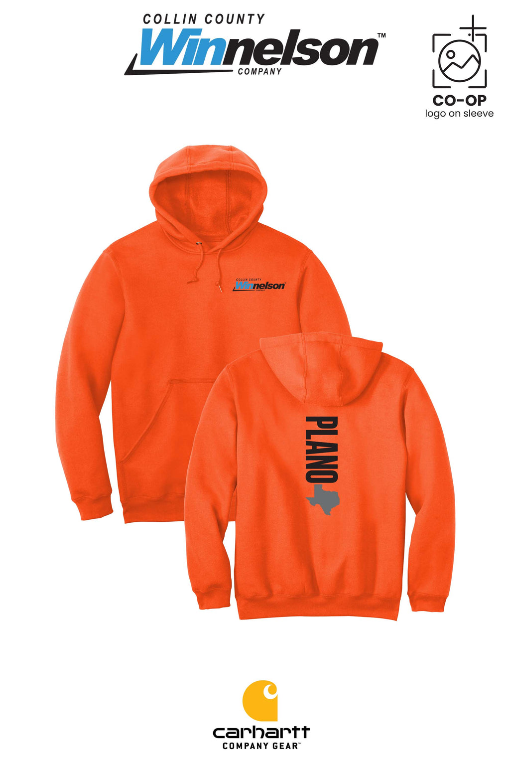 Carhartt® Midweight Hooded Sweatshirt - Collin County Winnelson