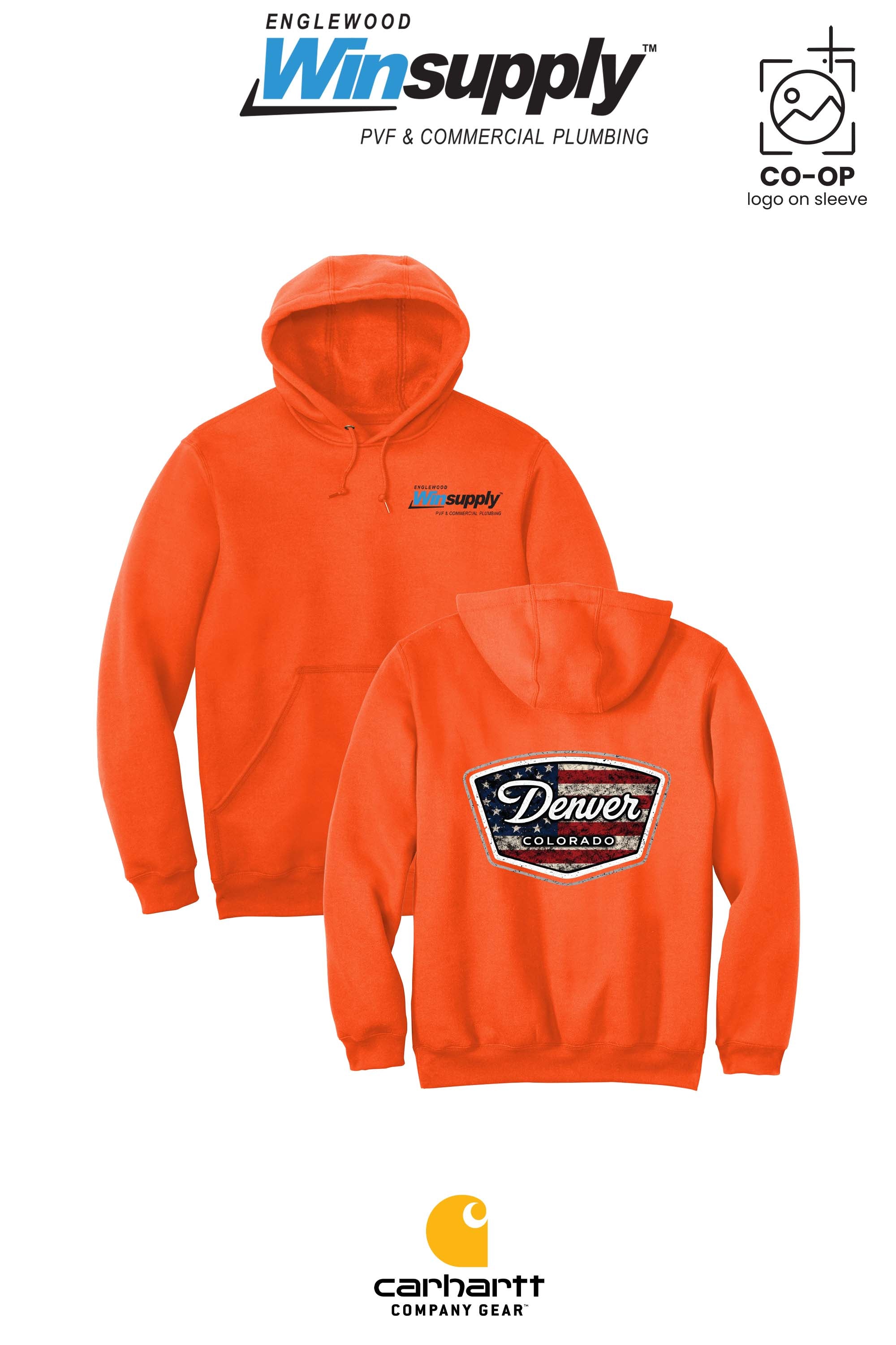Carhartt® Midweight Hooded Sweatshirt - Englewood Winsupply