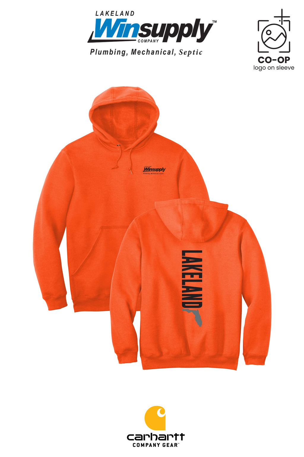 Carhartt® Midweight Hooded Sweatshirt - Lakeland Winsupply