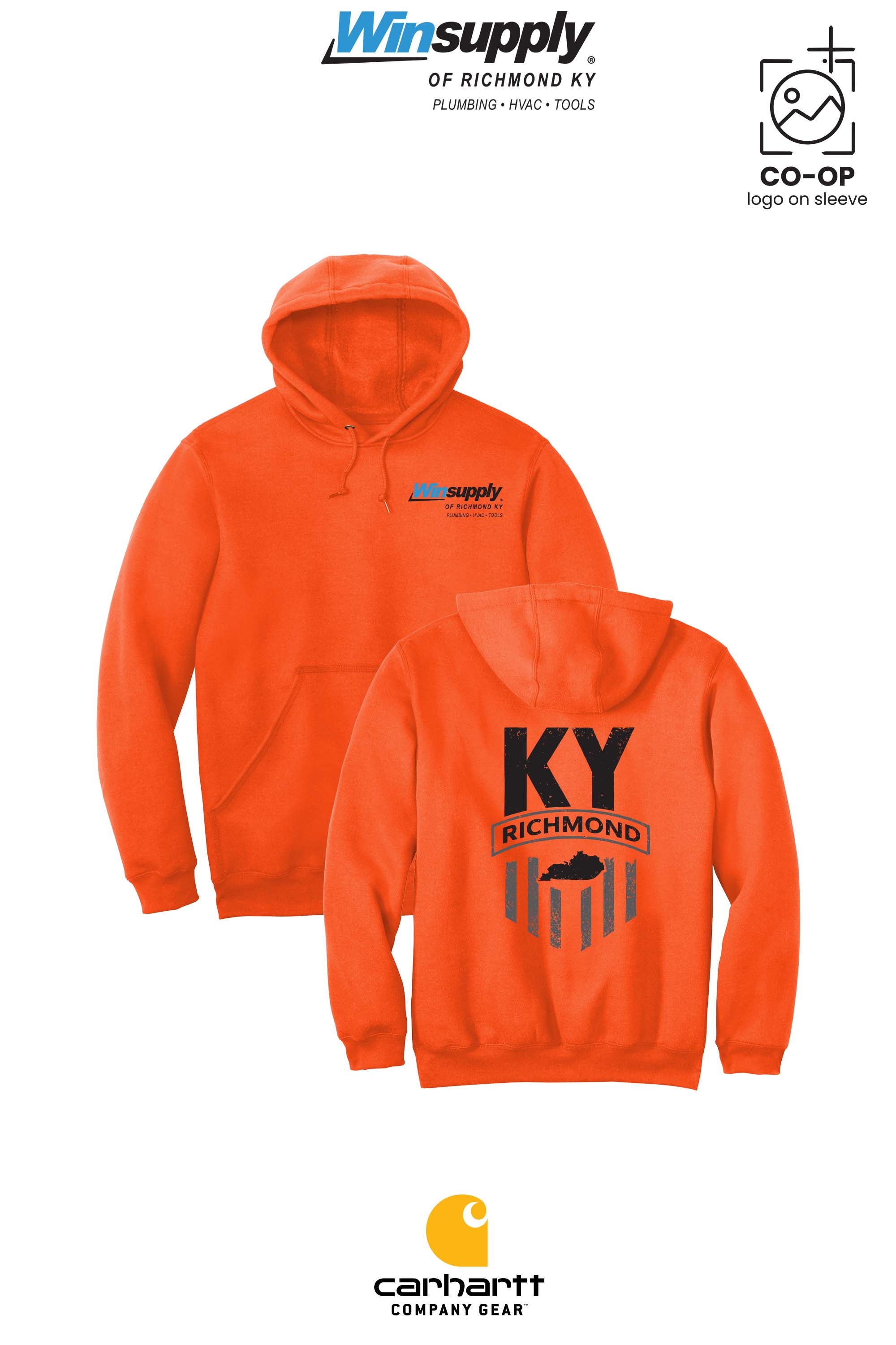 Carhartt® Midweight Hooded Sweatshirt - Winsupply of Richmond KY