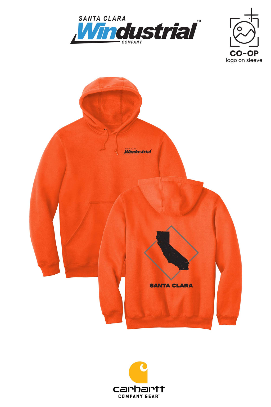 Carhartt® Midweight Hooded Sweatshirt - Santa Clara Windustrial