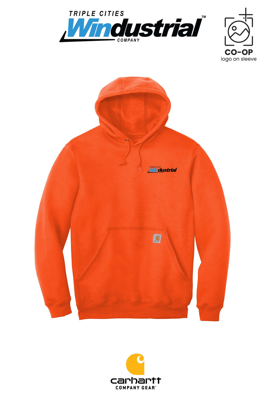 Carhartt® Midweight Hooded Sweatshirt - Windustrial Triple Cities (Left Chest Only)