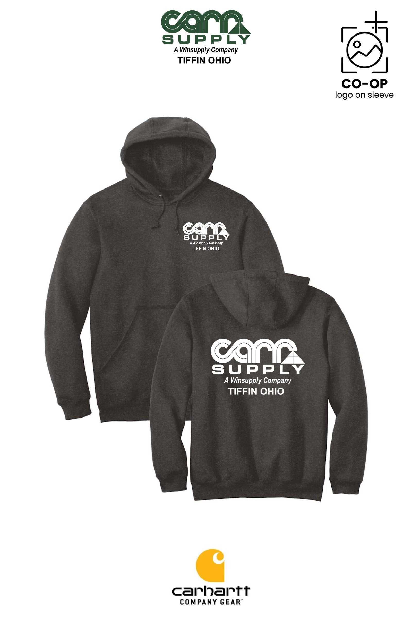 Carhartt® Midweight Hooded Sweatshirt - Carr Supply - Tiffin