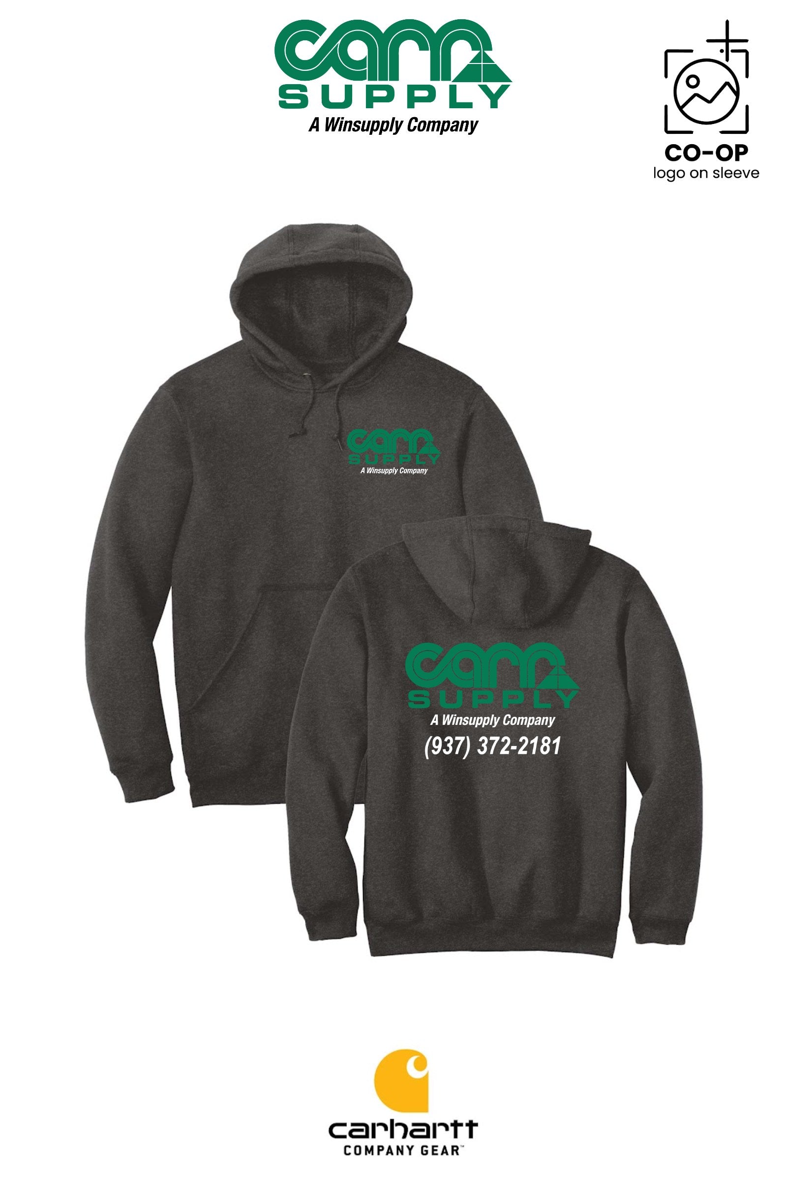 Carhartt® Midweight Hooded Sweatshirt - Carr Supply - Xenia