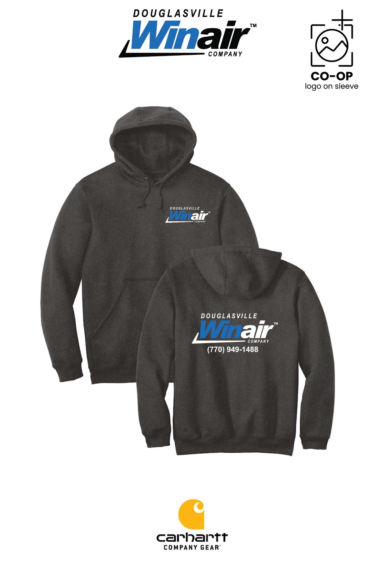 Carhartt® Midweight Hooded Sweatshirt - Douglasville Winair