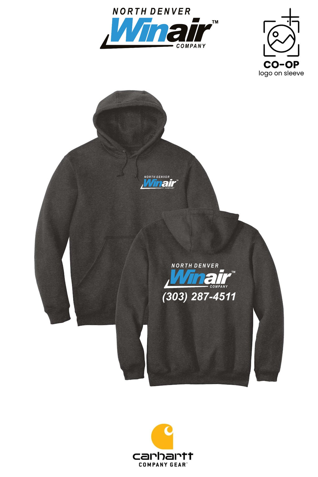 Carhartt® Midweight Hooded Sweatshirt - North Denver Winair