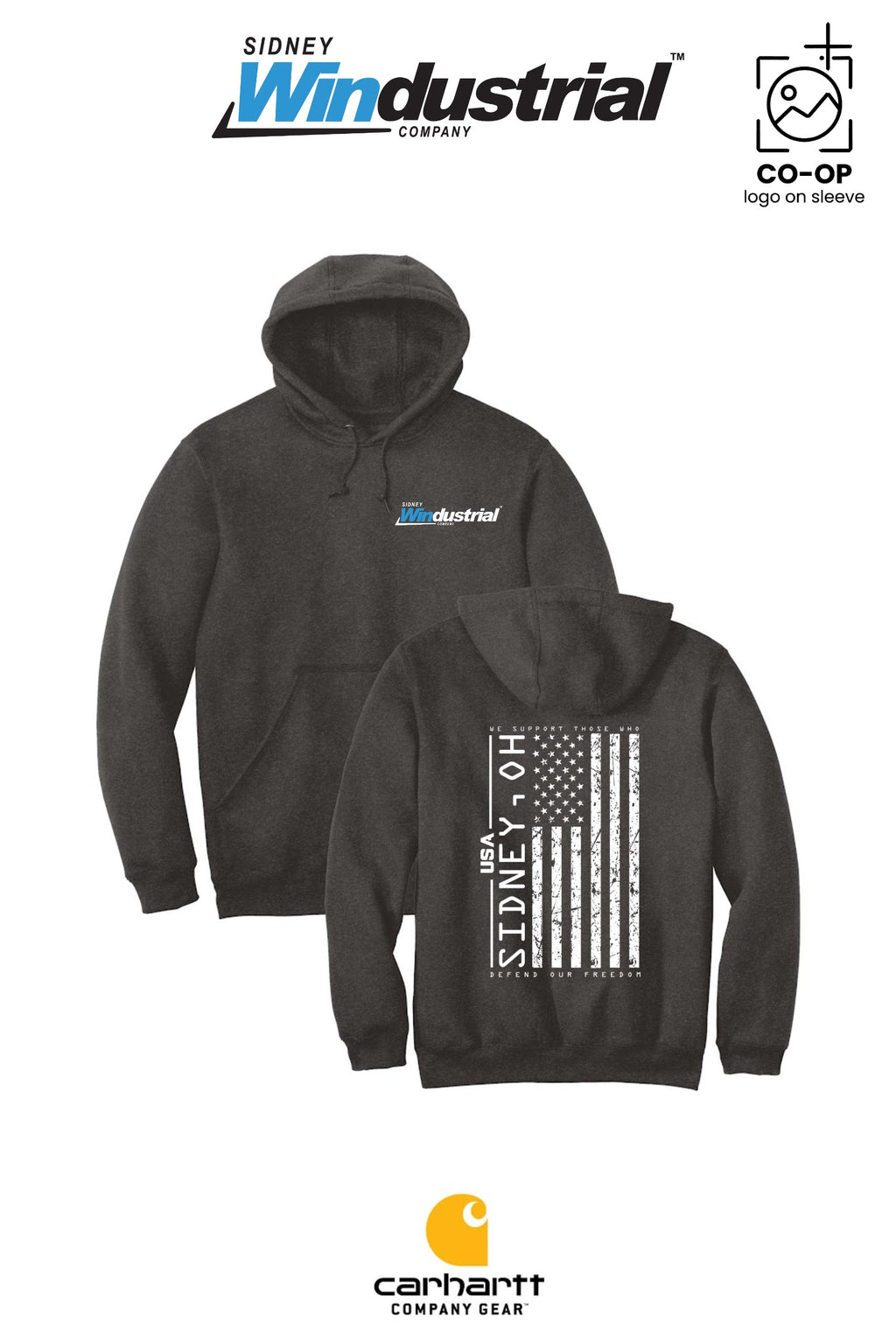 Carhartt® Midweight Hooded Sweatshirt - Sidney Windustrial