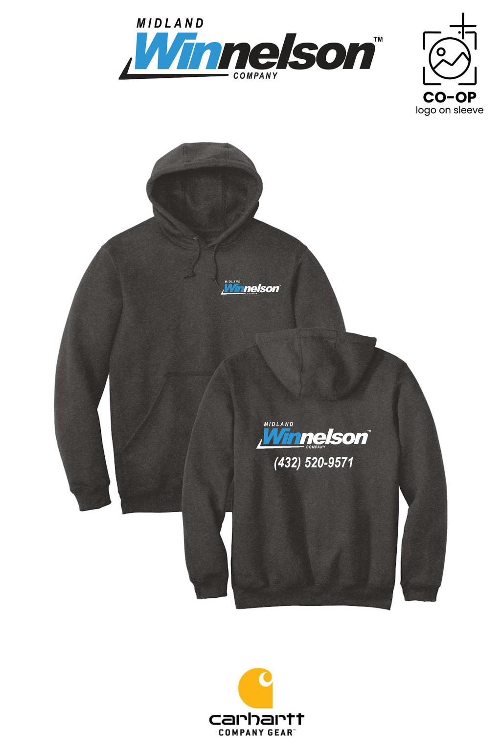 Carhartt® Midweight Hooded Sweatshirt - Midland Winnelson