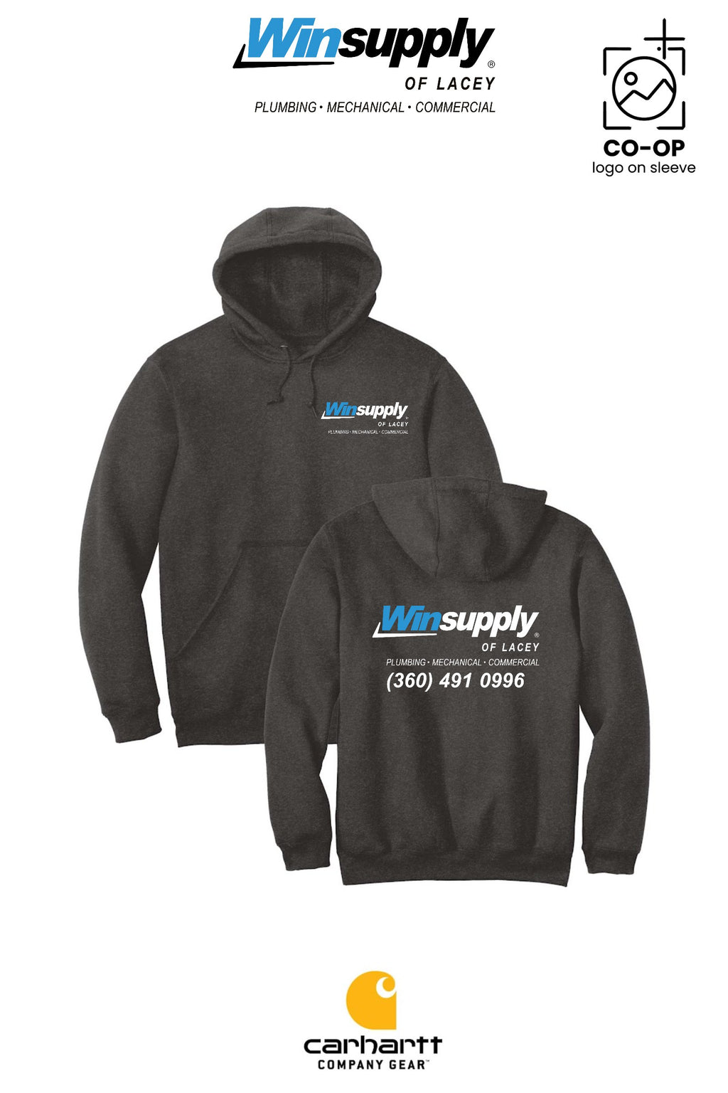 Carhartt® Midweight Hooded Sweatshirt - Winsupply of Lacey
